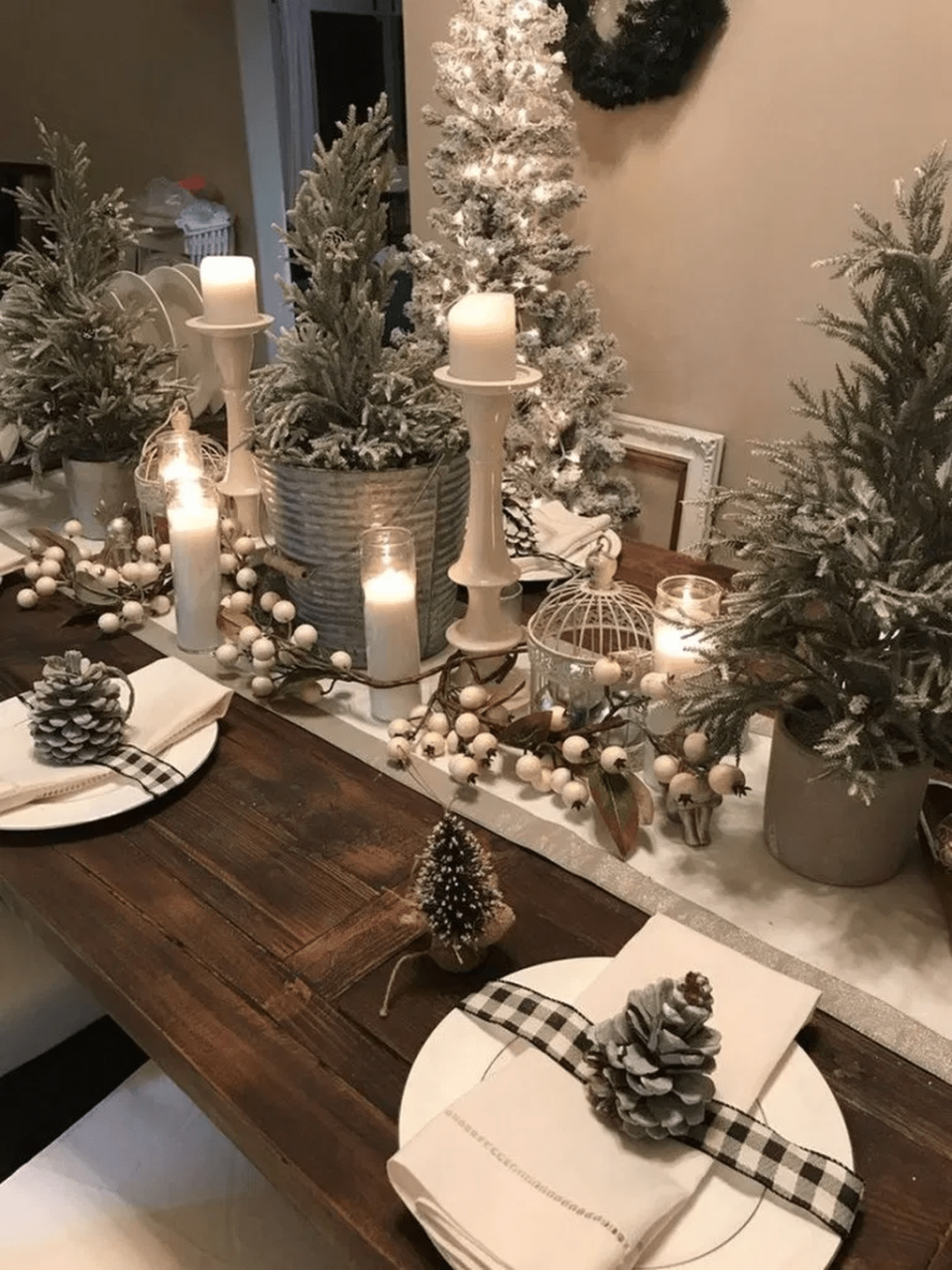 rustic christmas tabletop decor 10+ Rustic Christmas Tabletop Decor