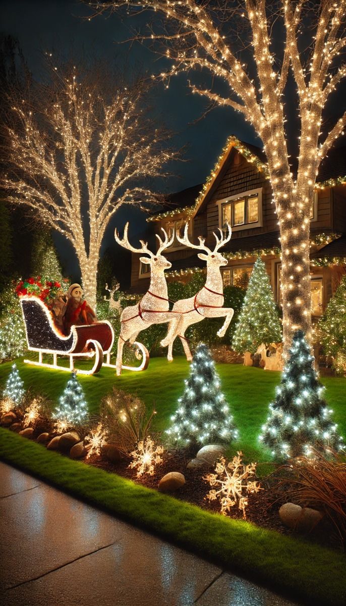 outdoor christmas decorating ideas front yard The Best Christmas Yard Art Wooden Patterns Ideas And Plans Colorado