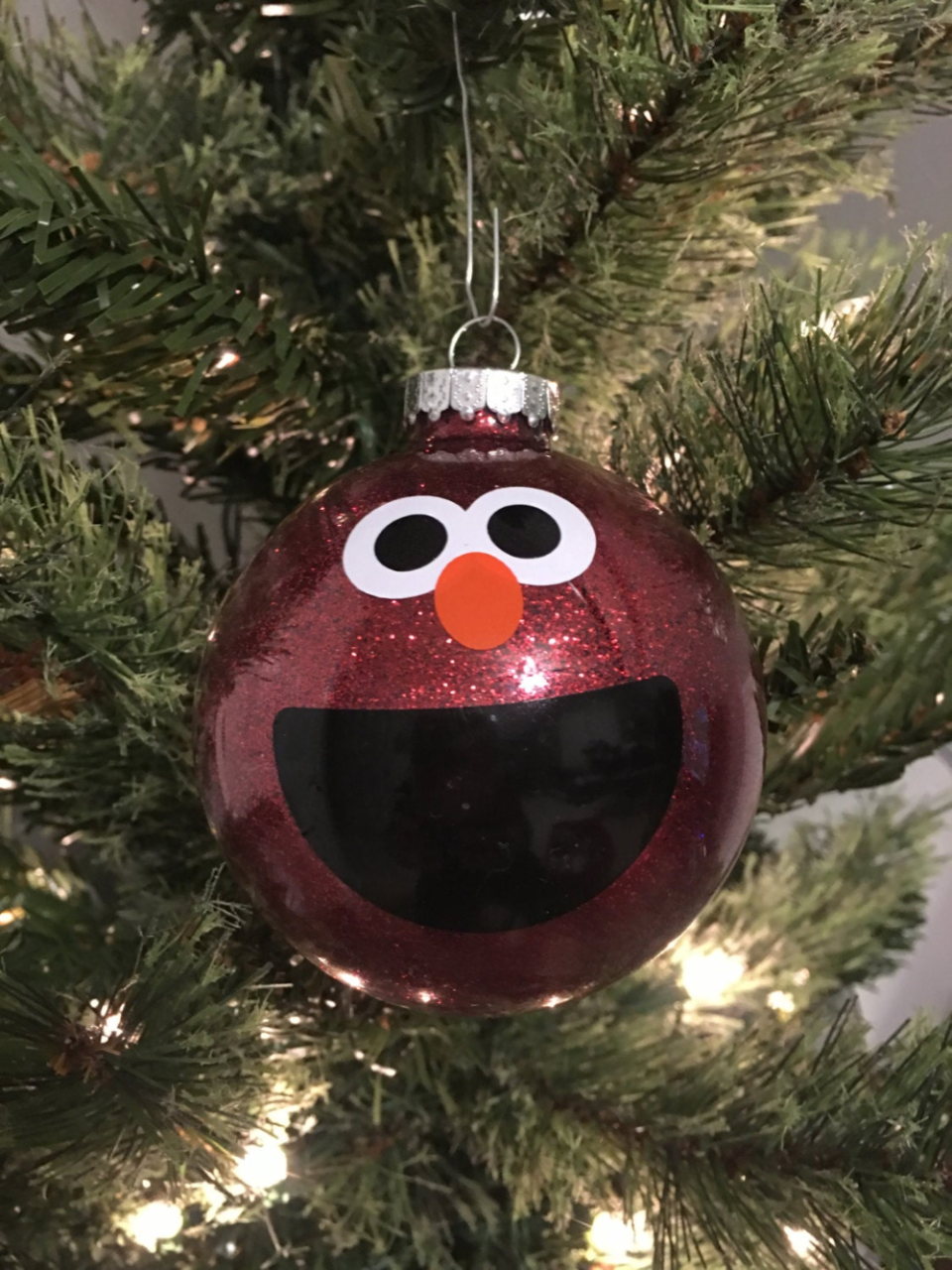 elmo christmas decorations outdoor Elmo Christmas Ornament Etsy Ornamentos de navidad, Arbol decorado