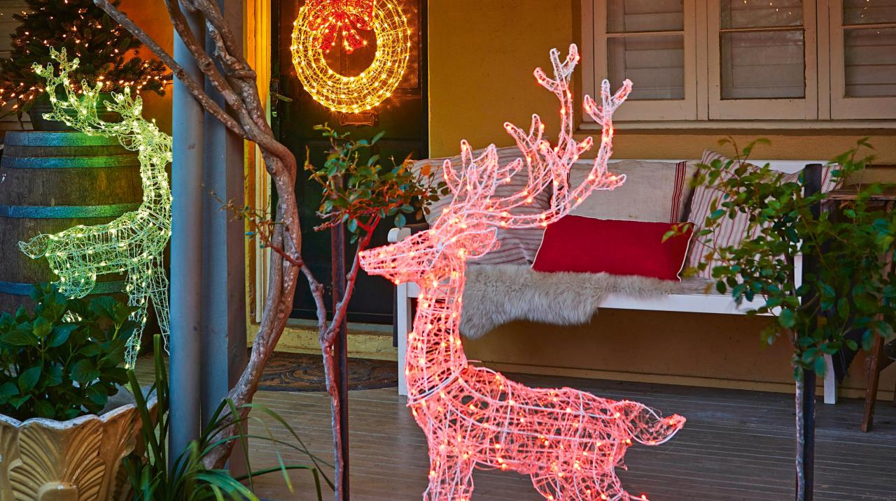 christmas decorations outdoor nz Stunning Outdoor Christmas Decorating Ideas Bunnings New Zealand