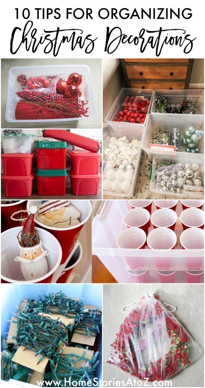 christmas decor storage ideas Christmas Storage Ideas 10 Tips for Organizing Christmas Decorations