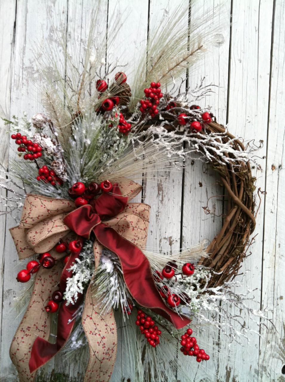 christmas decorations indoor wreath 36 Best Christmas Wreath Ideas and Designs for 2021