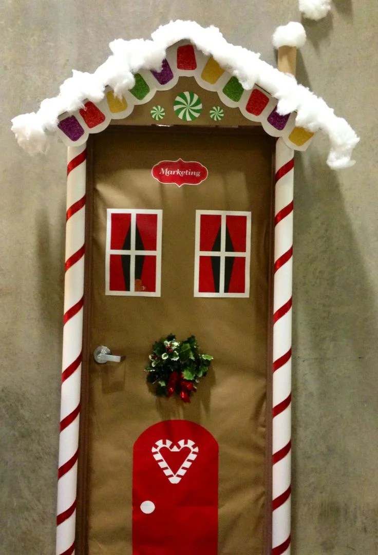 diy christmas door decorations indoor Christmas Door Decorating Ideas The Xerxes