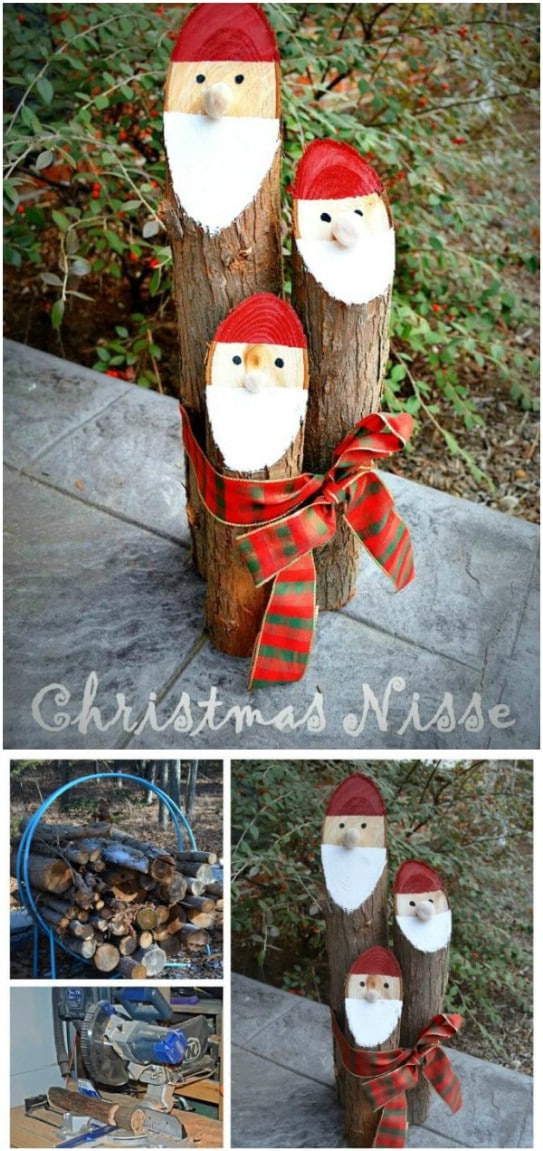 rustic wooden christmas decor 25 Reclaimed Wood Christmas Decorations to Add Rustic Charm To Your