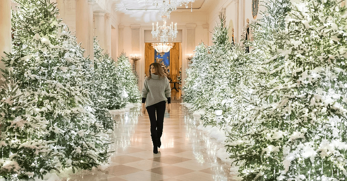 white houses christmas decor sale First Lady Jill Biden Debuts White House Holiday Decorations For 2021