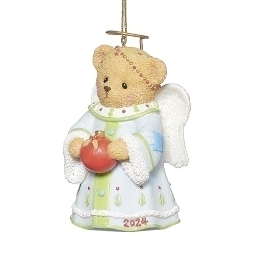 christmas ornaments dated 2024 2024 Cherished Teddies ANGEL BELL Dated 2024 Ornament at Hooked on