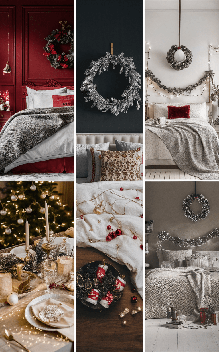 christmas decor for bedroom 14 Elegant Christmas Bedroom Decor Ideas