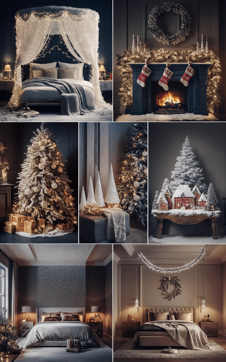 christmas decoration ideas bedroom 15 Vintage Christmas Bedroom Decor Ideas HOME EXPERT