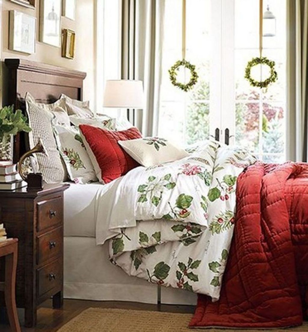 christmas decorations indoor bedroom 33 Popular DIY Winter Theme Bedroom Decor Ideas Christmas bedroom