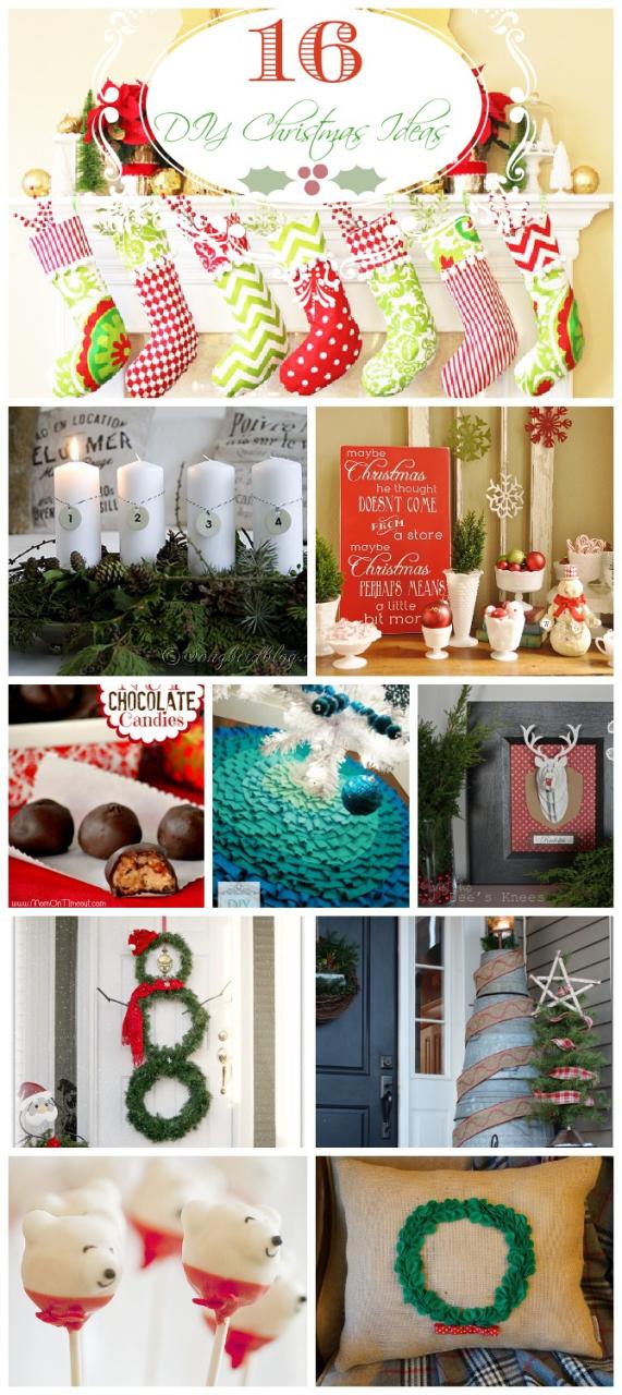 christmas decor diy ideas 16 DIY Christmas Ideas Home Stories A to Z