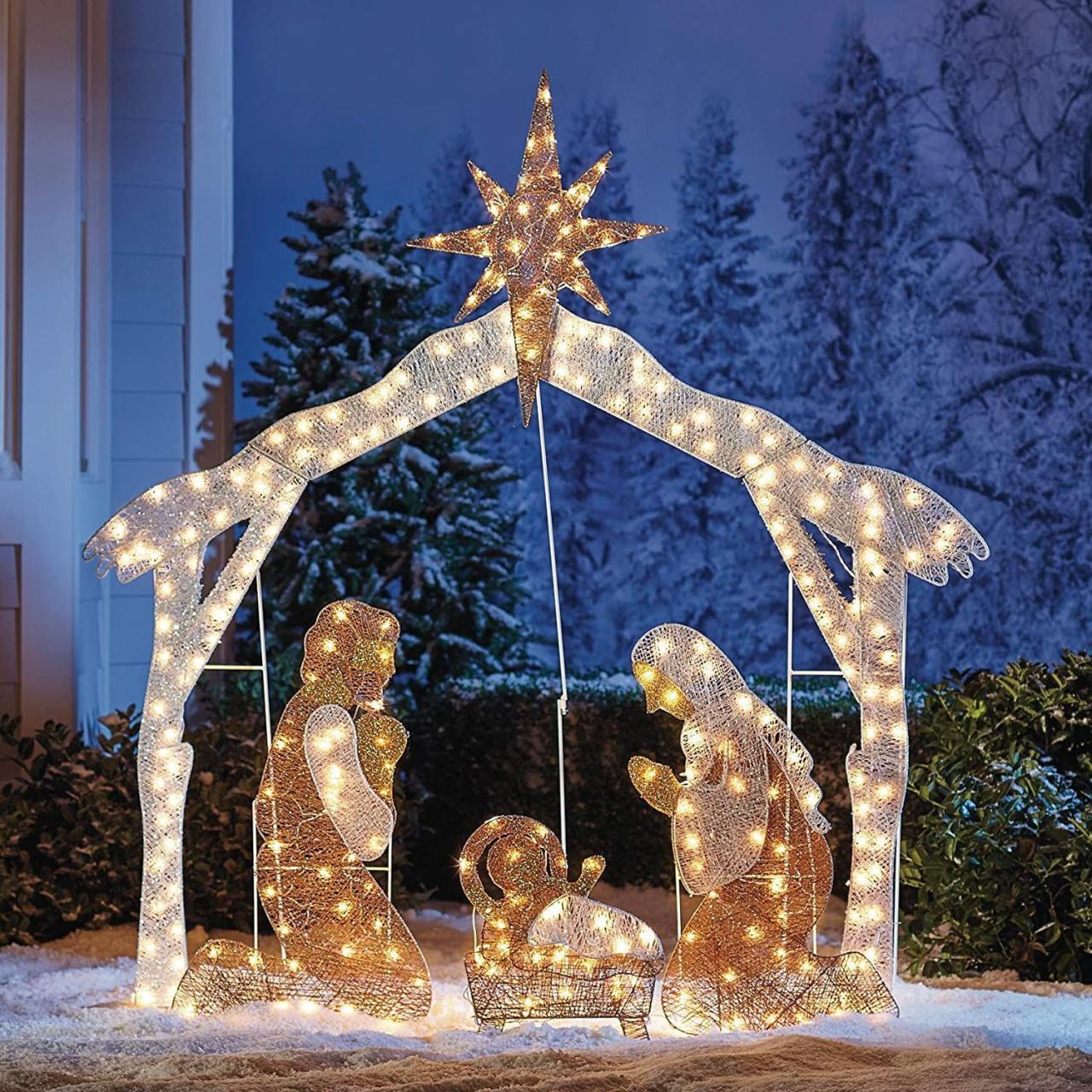 christmas decorations outdoor nativity set 42 Best Christmas Nativity Sets 2020 Indoor/Outdoor Nativity Scenes