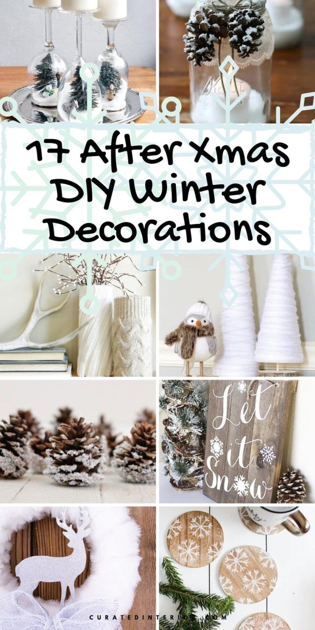 winter decor ideas after christmas 17 DIY Winter Decorations for AfterChristmas Decorating