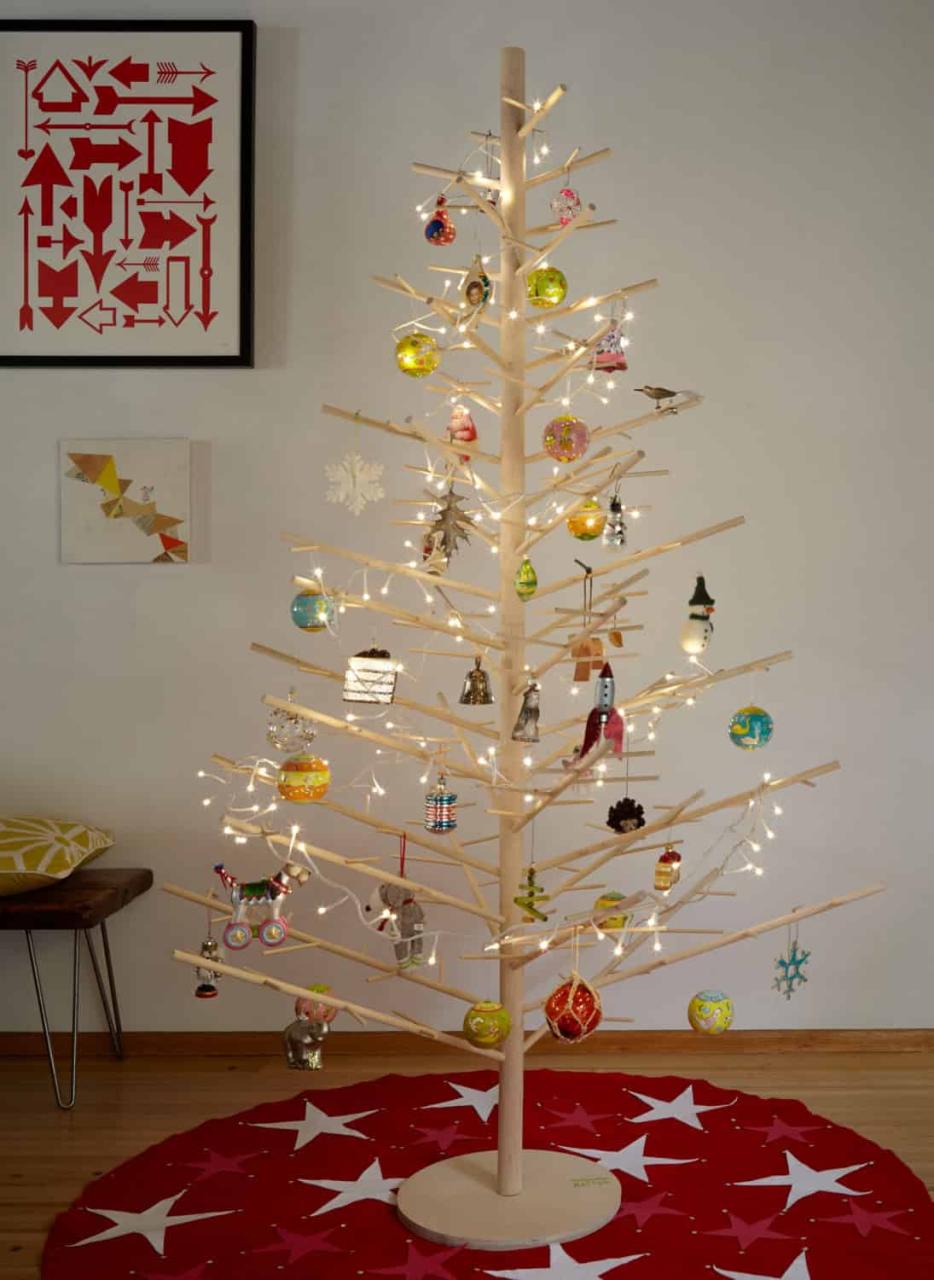 unique christmas tree decorations indoor 17 Creative Handmade Unusual Christmas Tree Ideas You Can Get