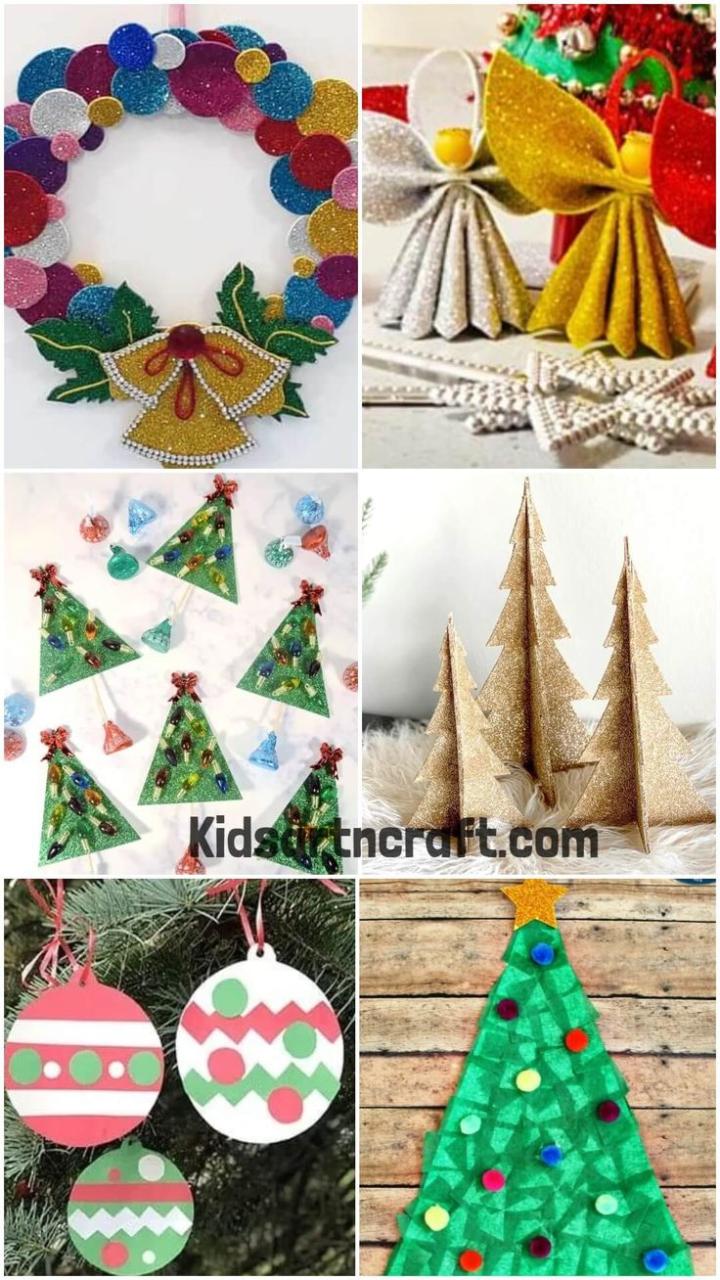 christmas decor ideas using paper christmas crafts for kids that are easy to make and great for the