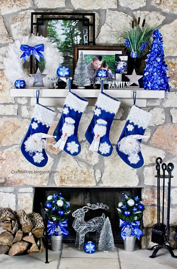 blue christmas decor ideas 23 Best Blue Christmas Decor Ideas and Designs for 2020