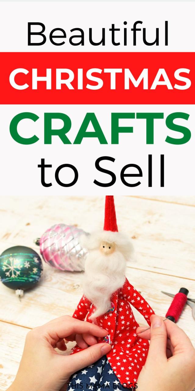 christmas decoration ideas to sell 20 Beautiful Christmas Crafts to Sell This Mama Blogs Christmas