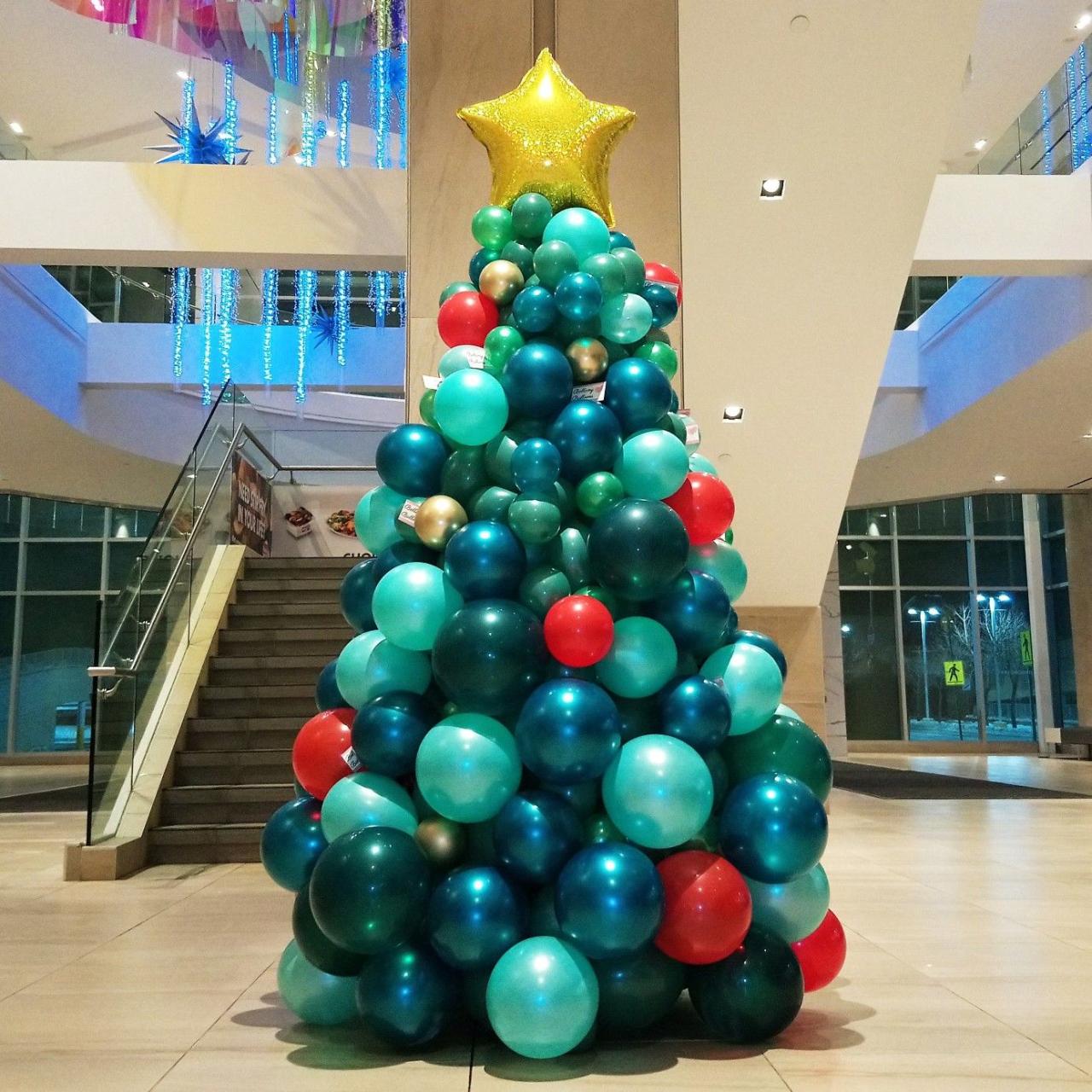 christmas tree decor with balloons 20+ Christmas Tree Decorated With Balloons HomeDecorish