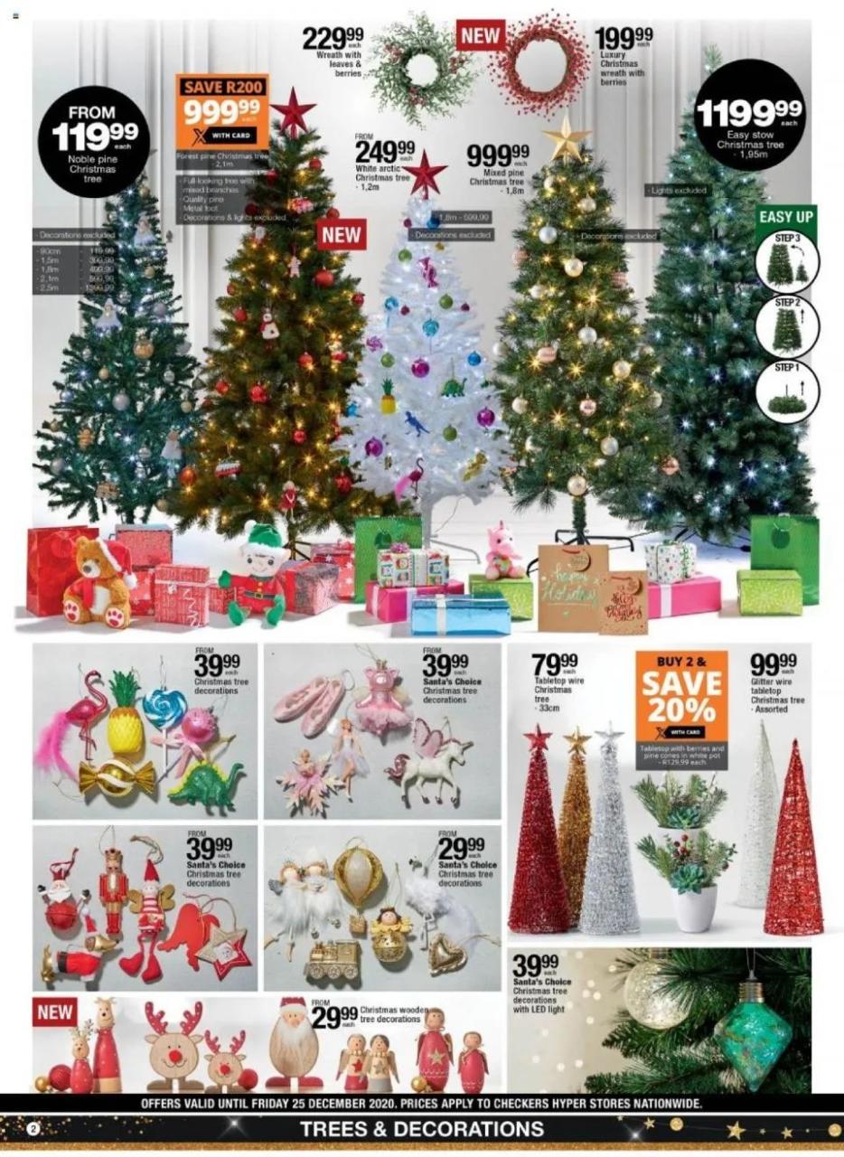 christmas decorations checkers sale Checkers Specials Hyper Christmas Checkers Catalogue Christmas