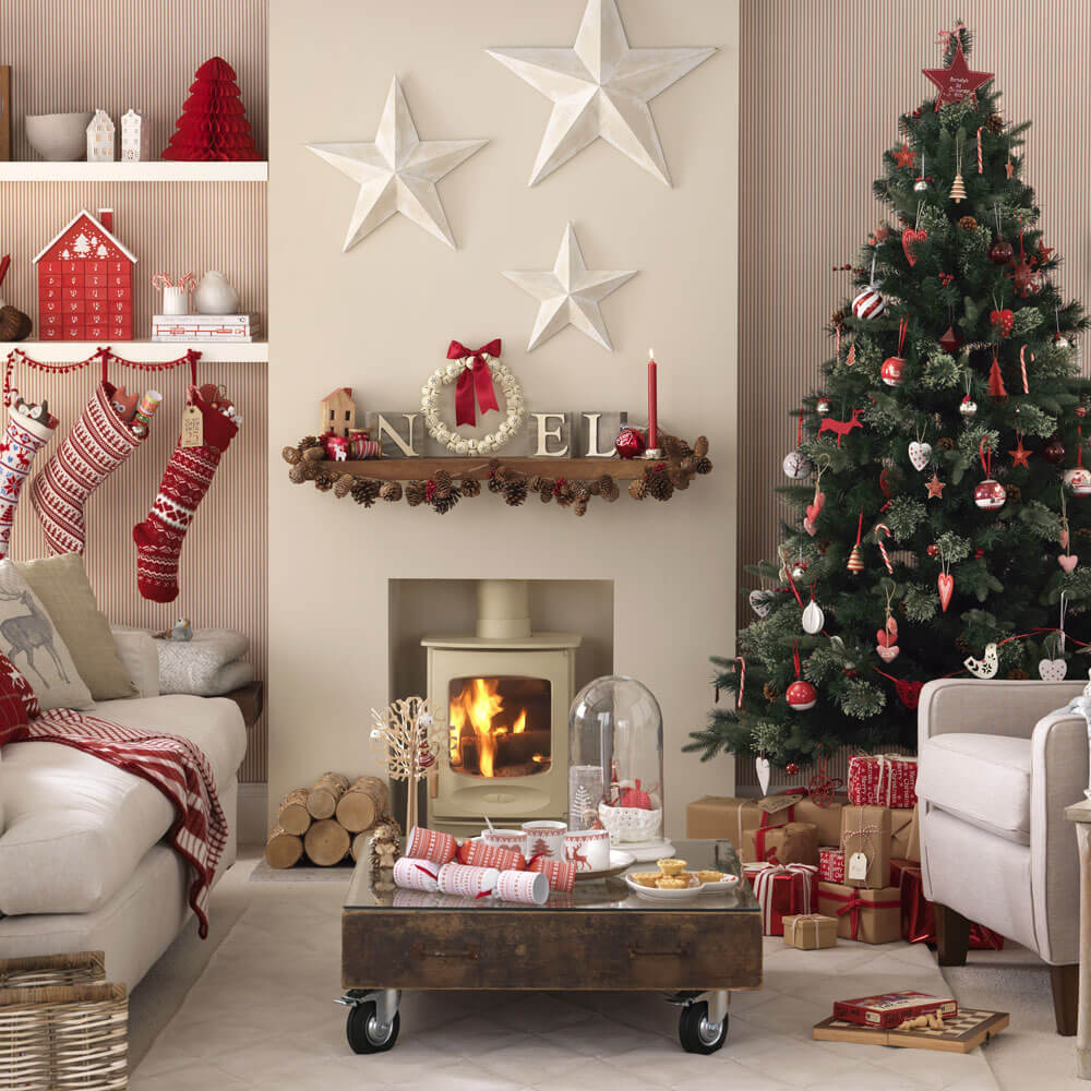 christmas decor ideas for small spaces Amazing Christmas Decoration Ideas for Small Space Live Enhanced