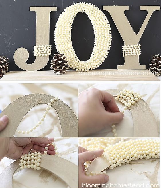 joy christmas decoration ideas 30 Festive JOY Christmas DIY Decorations Styletic