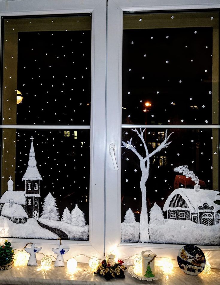 christmas decor ideas window Dazzling Christmas Window Decor Ideas to Light Up Your Holidays