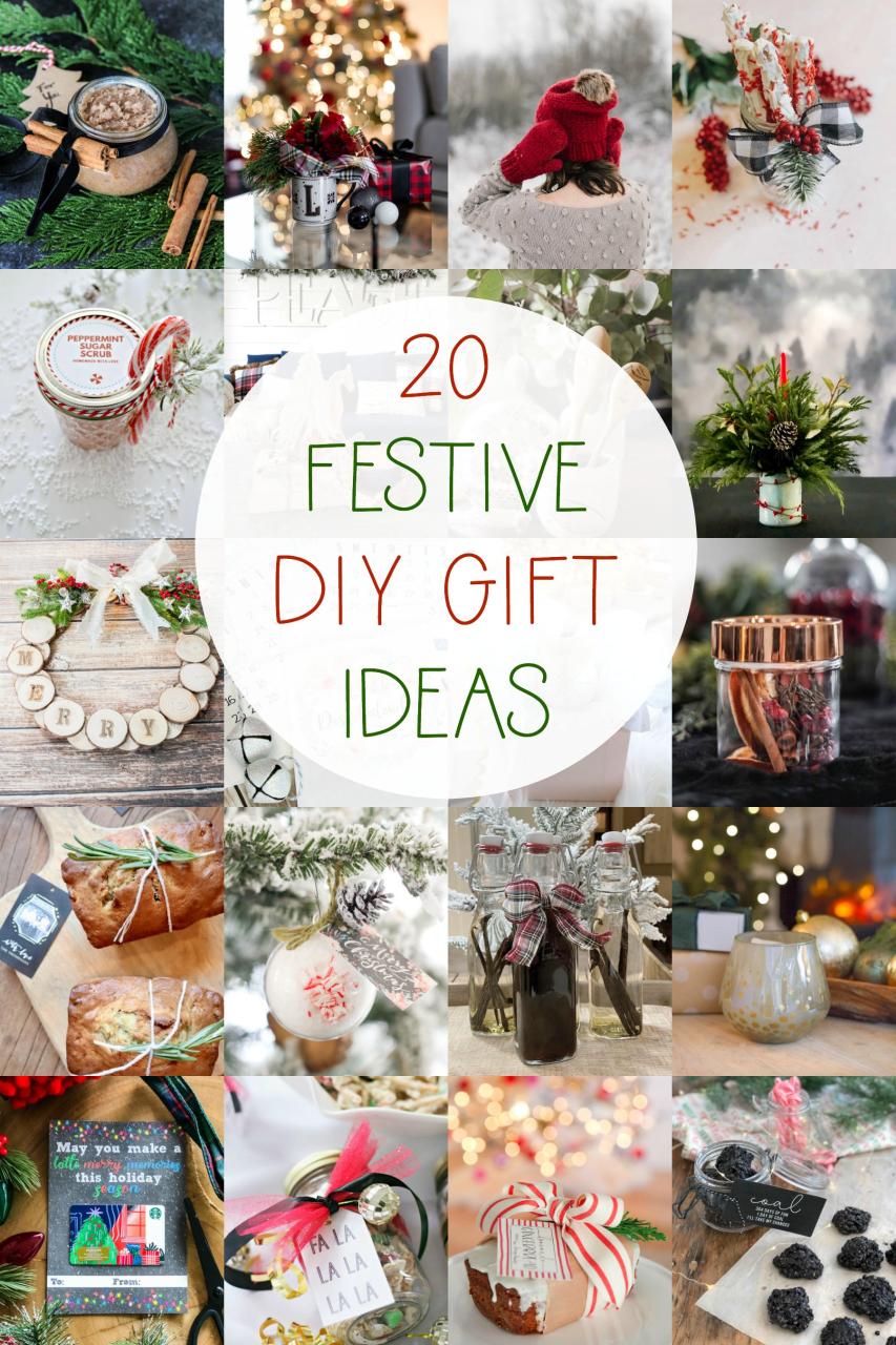 christmas decor for gifts woodworking 20 Easy Christmas DIY gift ideas for the Holiday Season