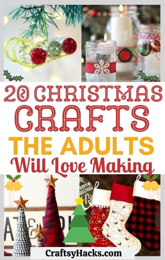 christmas decoration ideas at home for adults 20 Eazy Christmas Crafts for Adults Craftsy Hacks