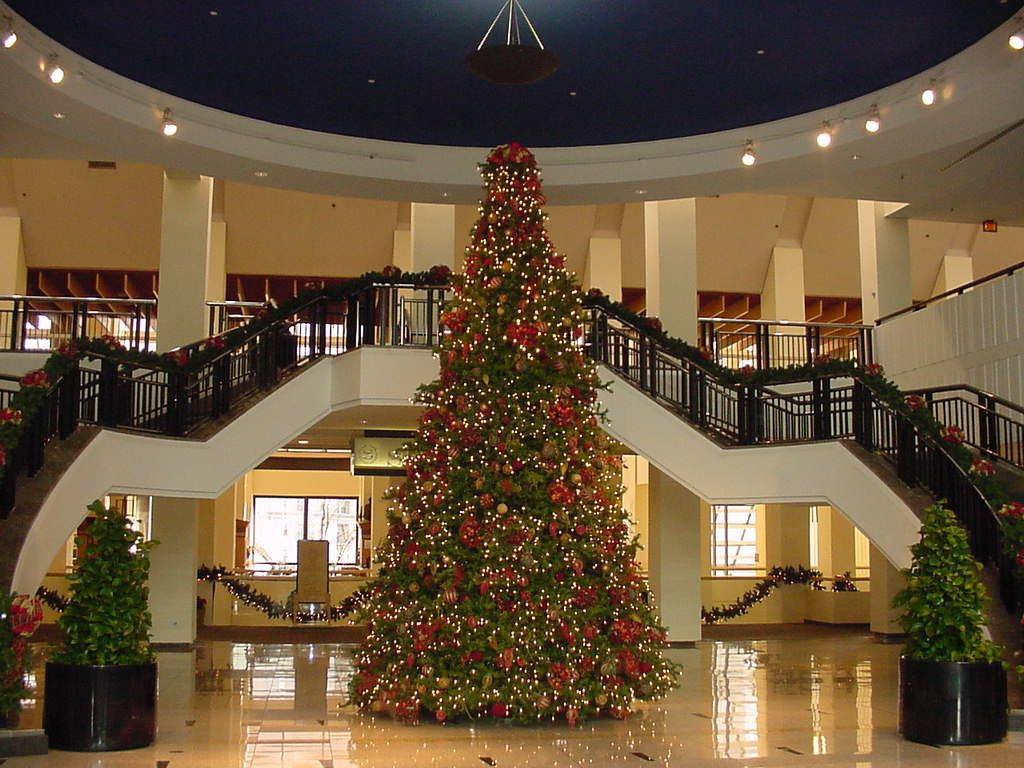 christmas lobby decor ideas Lobby Decor Holiday decor, Lobby decor, Contemporary holiday decor