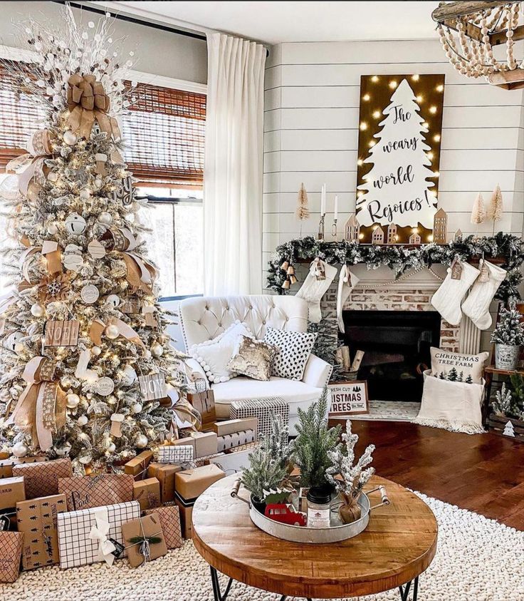 christmas decor ideas aesthetic Christmas Aesthetic 81 Ideal Christmas living room decor ideas Page