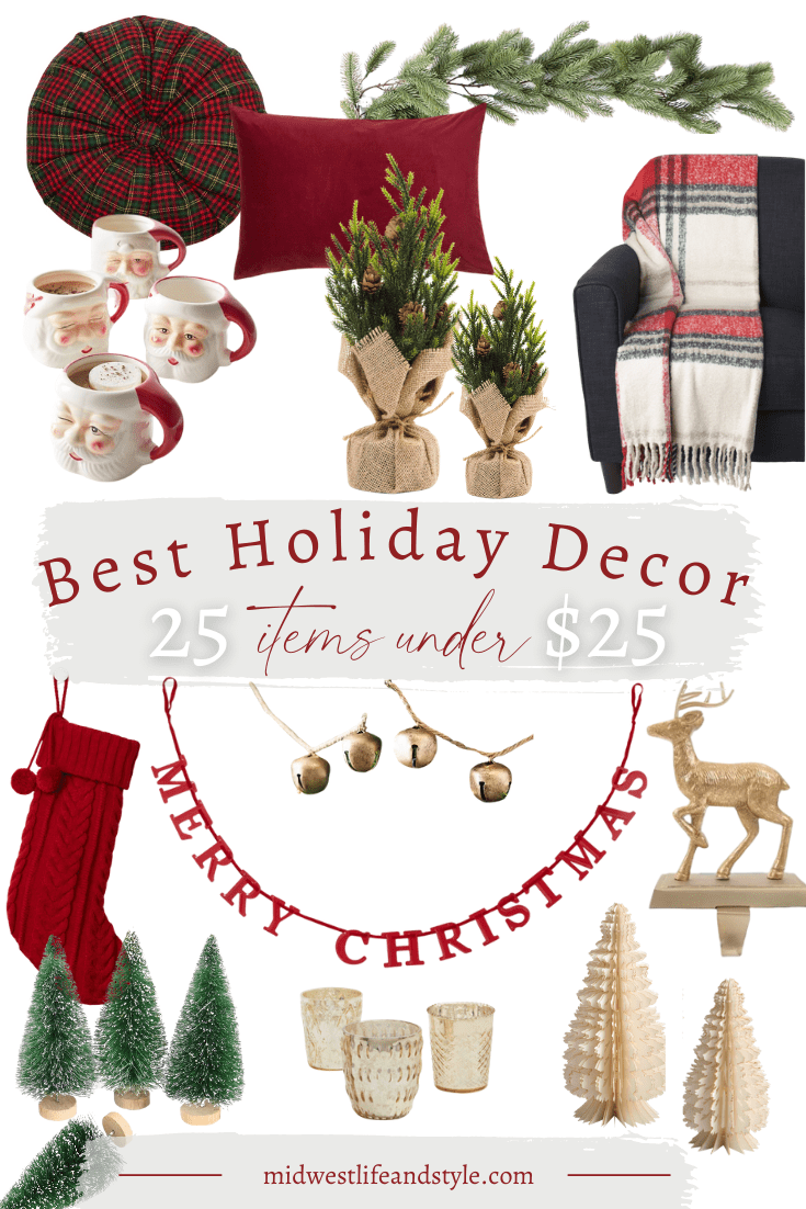 christmas decor under  The Best Holiday Decor 25 Items Under 25 Midwest Life and Style Blog