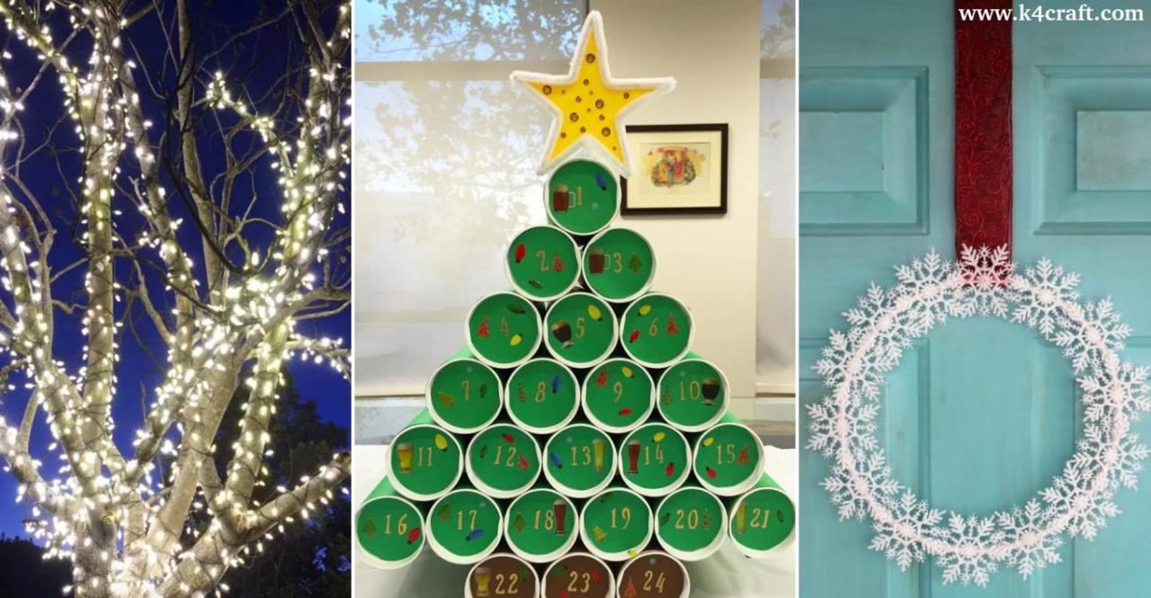 christmas decor under  Stepbystep guide on how to make decoration for christmas at home