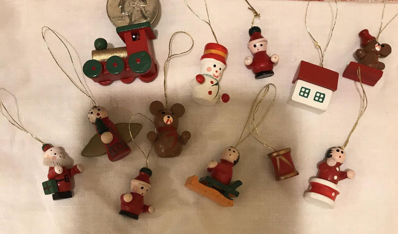 german made christmas decor German Handmade Wooden Christmas Decorations