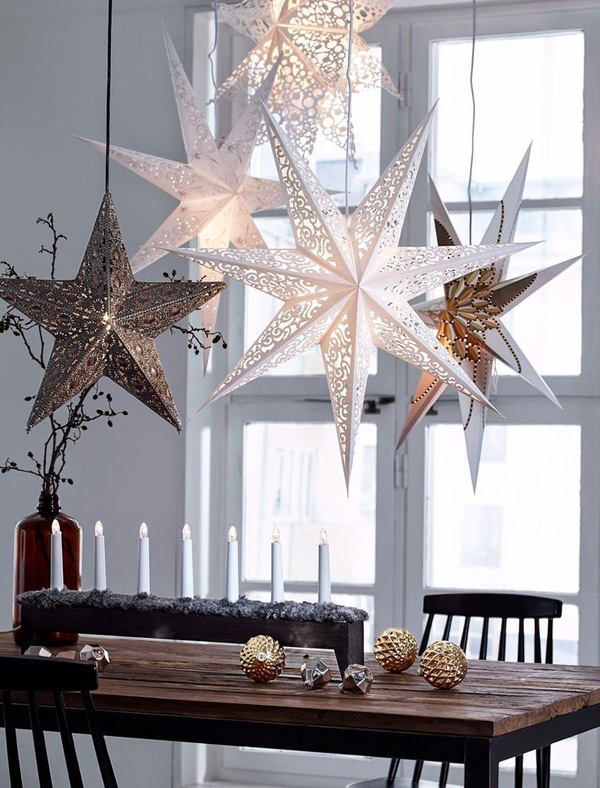 christmas decor ideas star 40 Best Christmas Star Decorations All About Christmas