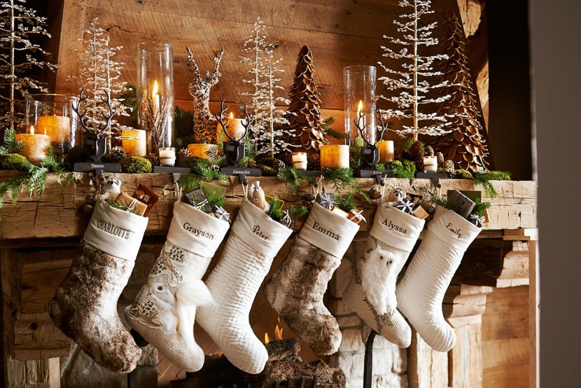 christmas decor pottery barn Professional Tips for Decorating Your Holiday Mantel Pottery Barn