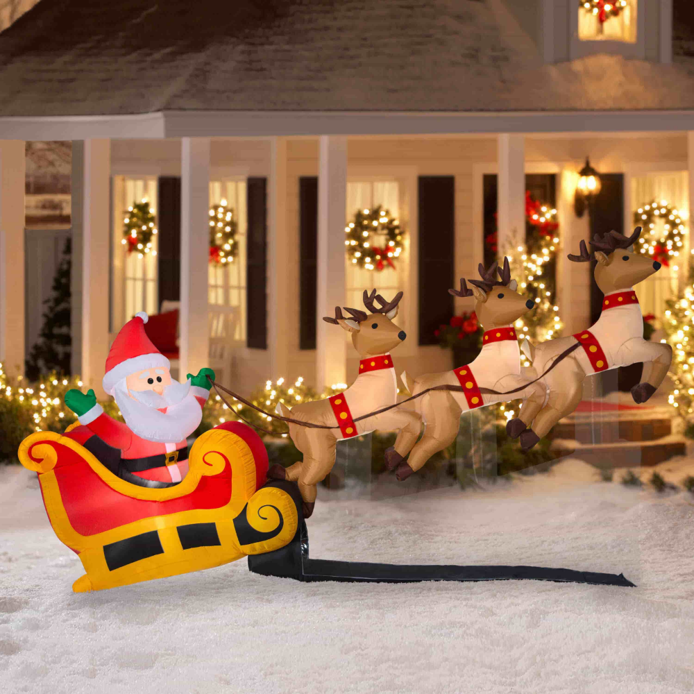 christmas decorations outdoor blow ups 20+ The Best Outdoor Blow Up Christmas Decorations Ideas SWEETYHOMEE