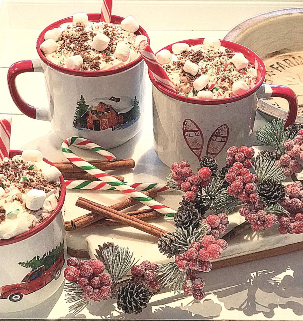 hot cocoa christmas decor Hot Cocoa Christmas hot chocolate, Hot cocoa, Hot chocolate treats