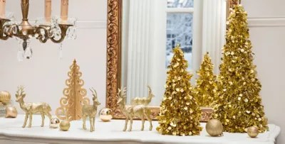 gold theme christmas decor Gold Christmas Theme Party Gold Christmas Decorations Party City