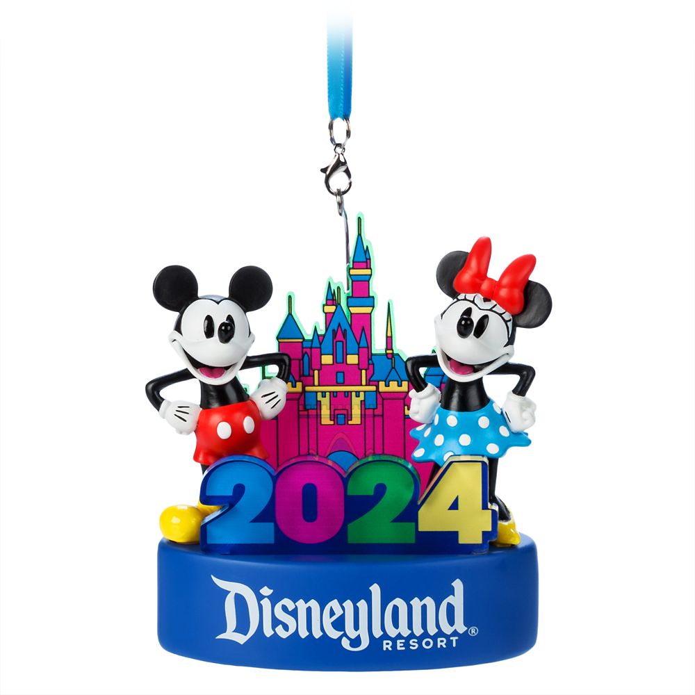 christmas ornaments disney 2024 Mickey Mouse and Minnie Mouse LightUp Figural Ornament Disneyland