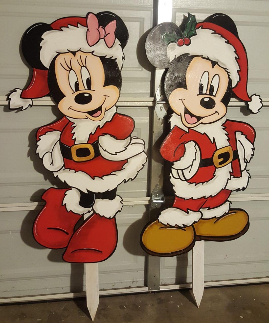 disney outdoor christmas decor Disney Christmas Yard Decorations HomeDecorish