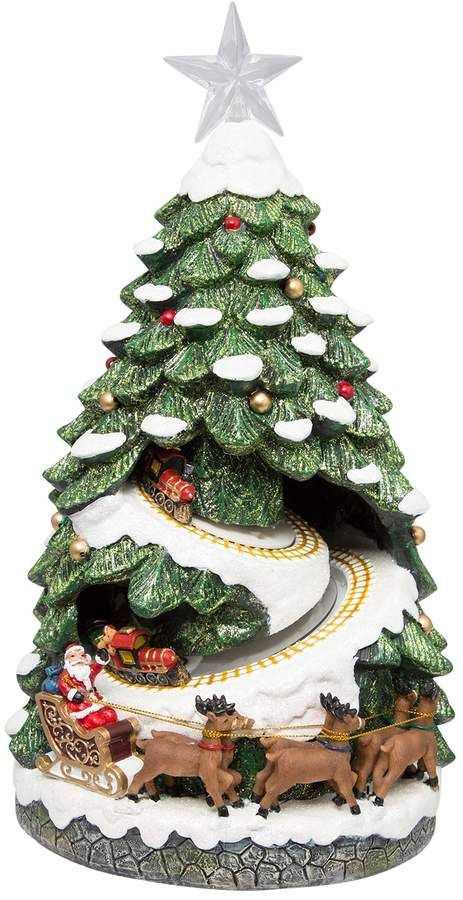 fao schwarz christmas decor FAO Schwarz LightUp Musical Tree Village Christmas Decor Christmas