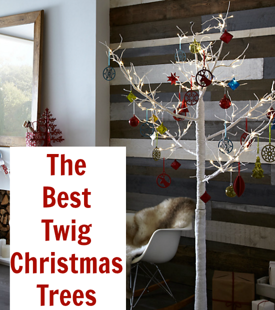 twig christmas tree decor A mini roundup of some great twig Christmas trees available to