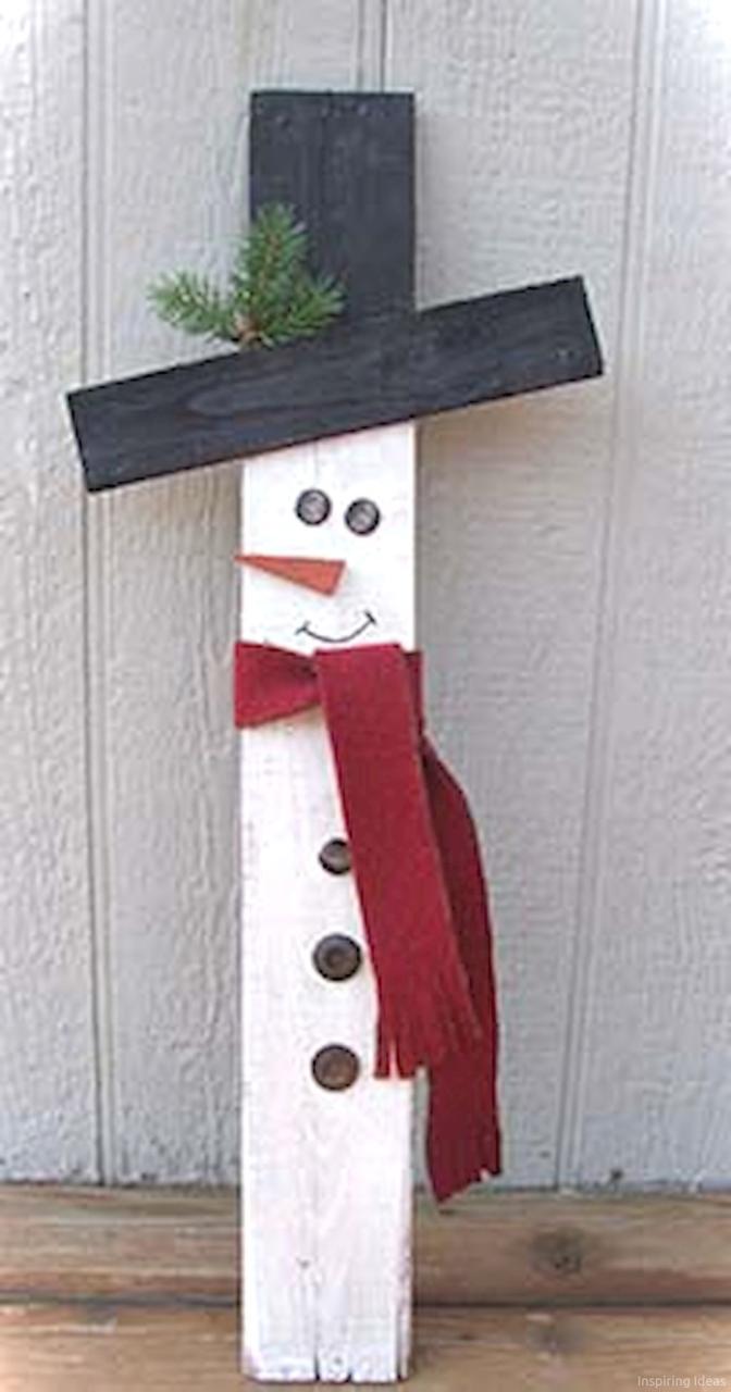 rustic wooden christmas decor 0035 Easy DIY Wooden Christmas Craft Ideas Wooden christmas crafts