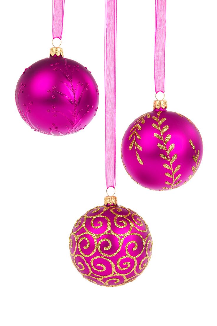 hot pink christmas decor Hot pink Christmas tree decorations ღ Christmas 2013 Pinterest