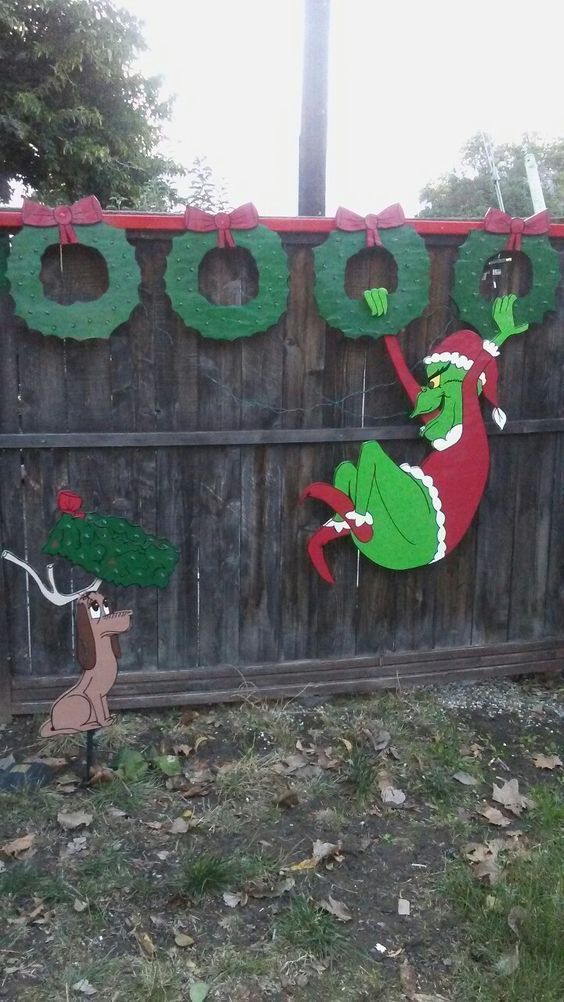 grinch christmas outdoor decorations ideas 40 Grinch Themed Christmas Party Ideas Hike n Dip Christmas yard