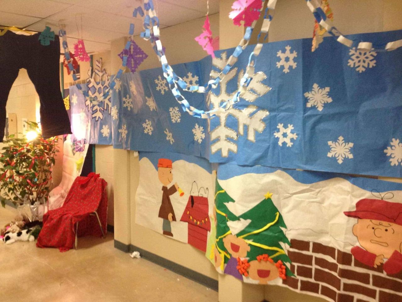 christmas decor ideas in classroom Modern Creative Classroom Decoration Ideas for Christmas The