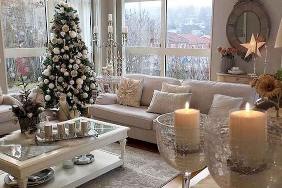 christmas decorations indoor apartment 08 amazing christmas apartment decorating ideas Christmas living