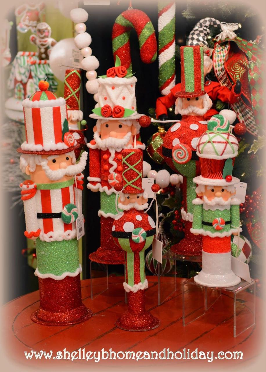 raz christmas decor 2024 Candy Nutcracker collection from the new RAZ Imports Christmas Candy