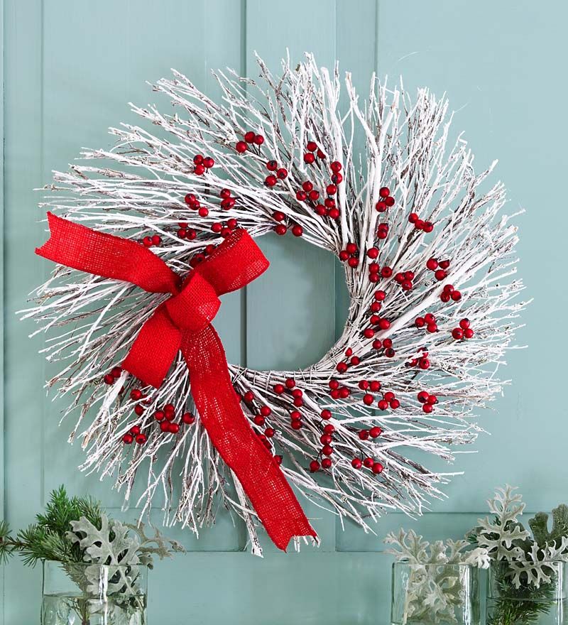 christmas decorations indoor wreath 20+ Indoor Wreath Decorating Ideas HomeDecorish