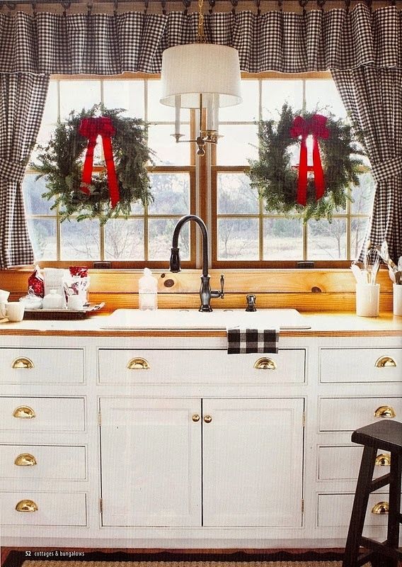 christmas decor for kitchen window Deck Your Holiday Windows Holiday Kitchen window decor Kitchen