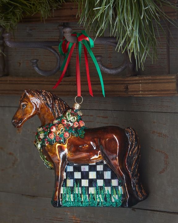 christmas decor for horses 20 Horse Ornaments for Christmas Horses & Heels Personalized